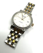 Tissot 1853 automatic gents wristwatch the watch is ticking