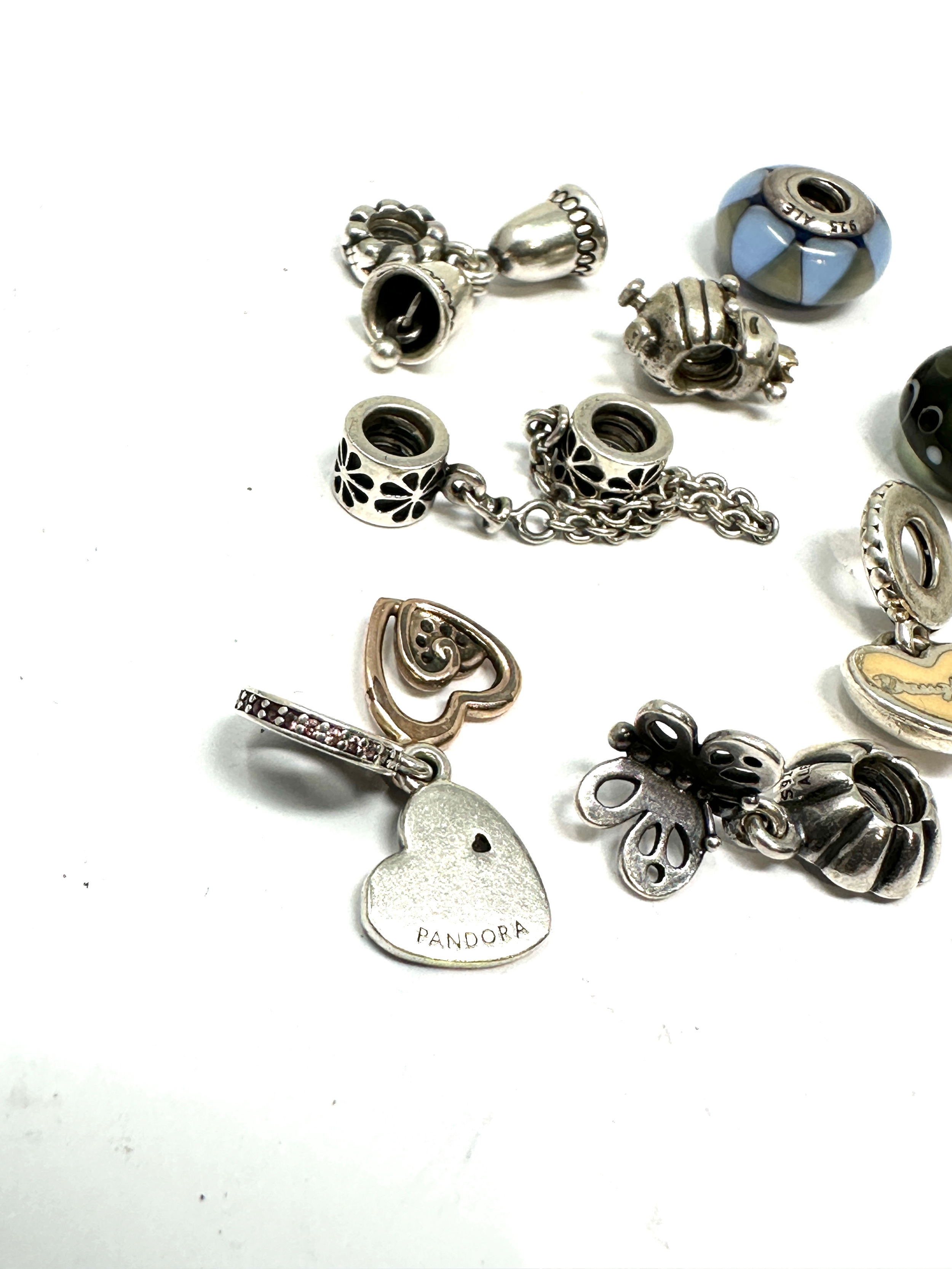 8 silver pandora charms - Image 2 of 3