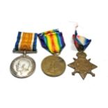 ww1 trio medal K.I.A s-6211 pte d.white Argyll and Sutherland Highlanders k.i.a 25-9-15