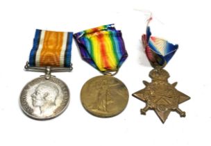 ww1 trio medal K.I.A s-6211 pte d.white Argyll and Sutherland Highlanders k.i.a 25-9-15