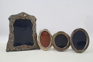 4 x .925 sterling photograph frames