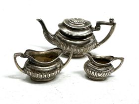 Vintage silver miniature tea service London silver hallmarks