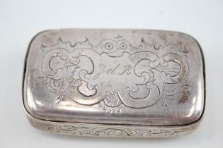 .850 silver snuff box