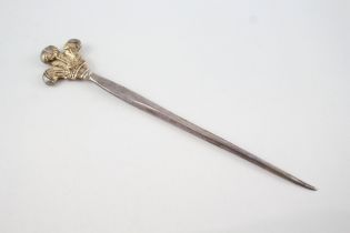 .925 sterling letter opener w/ military crest