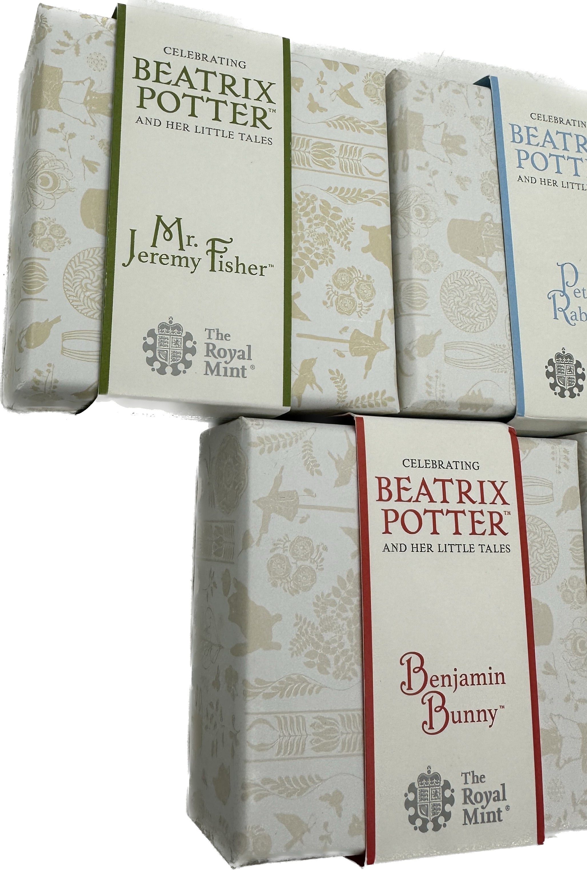 5 Boxed Beatrix potter Royal Mint picture 50ps - Bild 10 aus 10