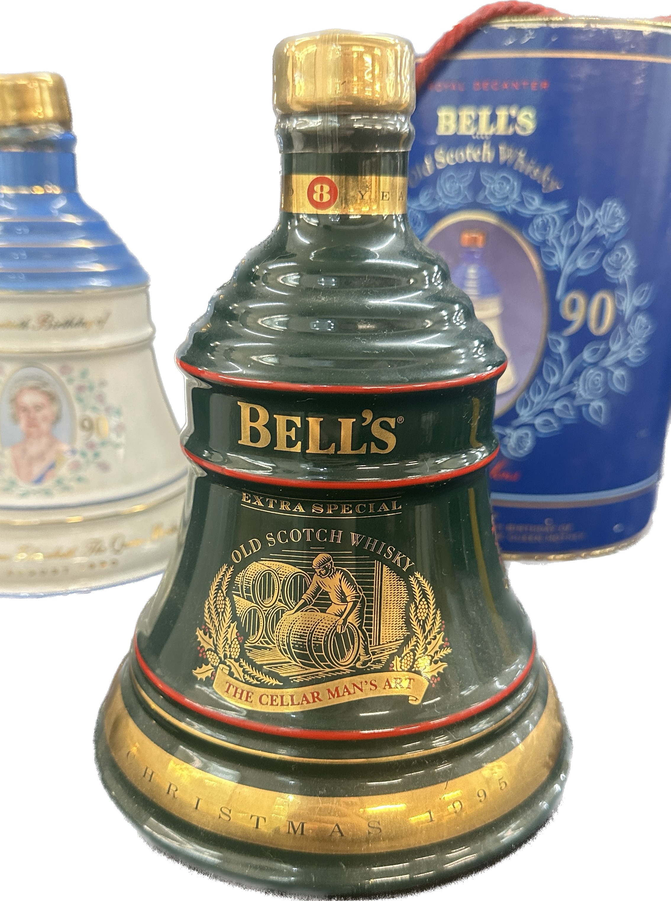 Selection of Wade whiskey bells, 3 complete with contents / sealed - Image 2 of 4