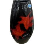 Poole Pottery Forest Flame vase, overall height 26cm, good overall condition