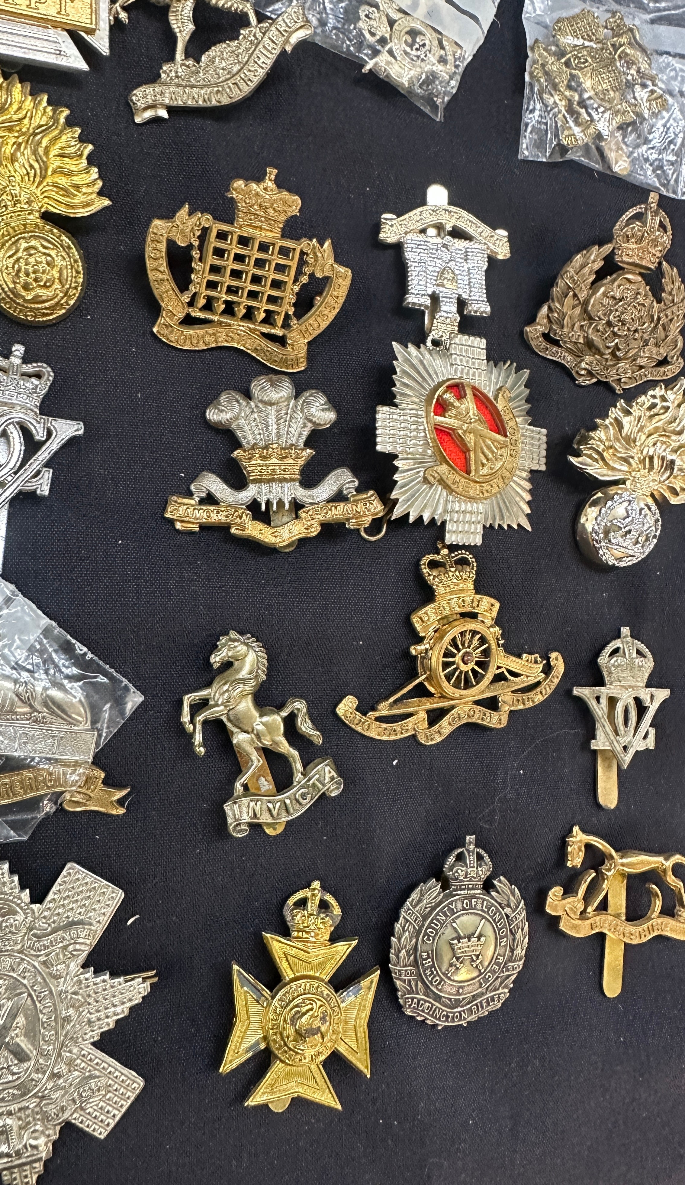 Large selection of assorted cap badges - Image 5 of 6
