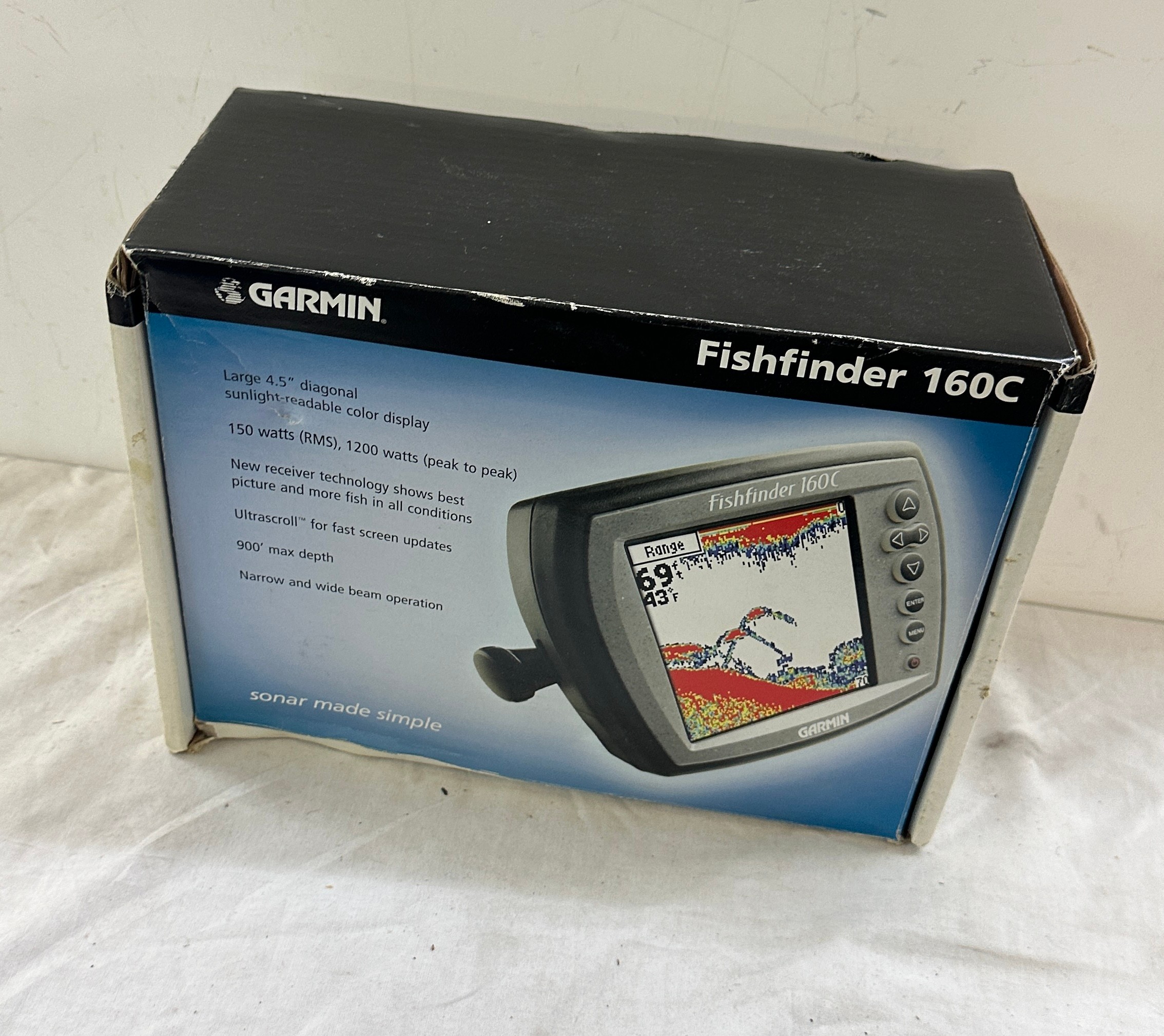 Garmin Fishfinder 160c color sonar and fishing accessories - Image 2 of 7
