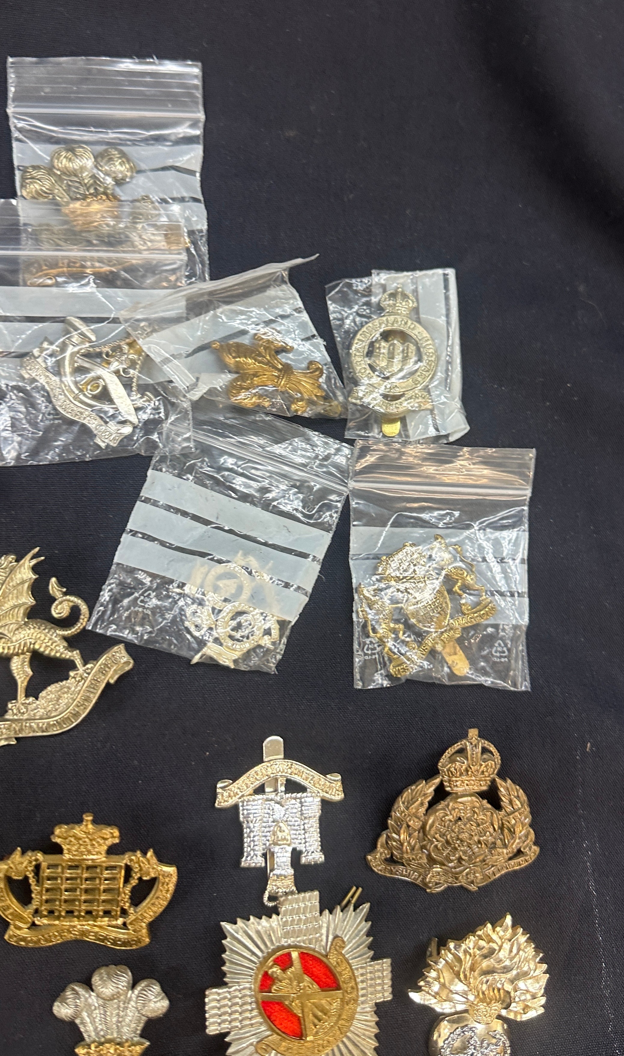 Large selection of assorted cap badges - Image 2 of 6