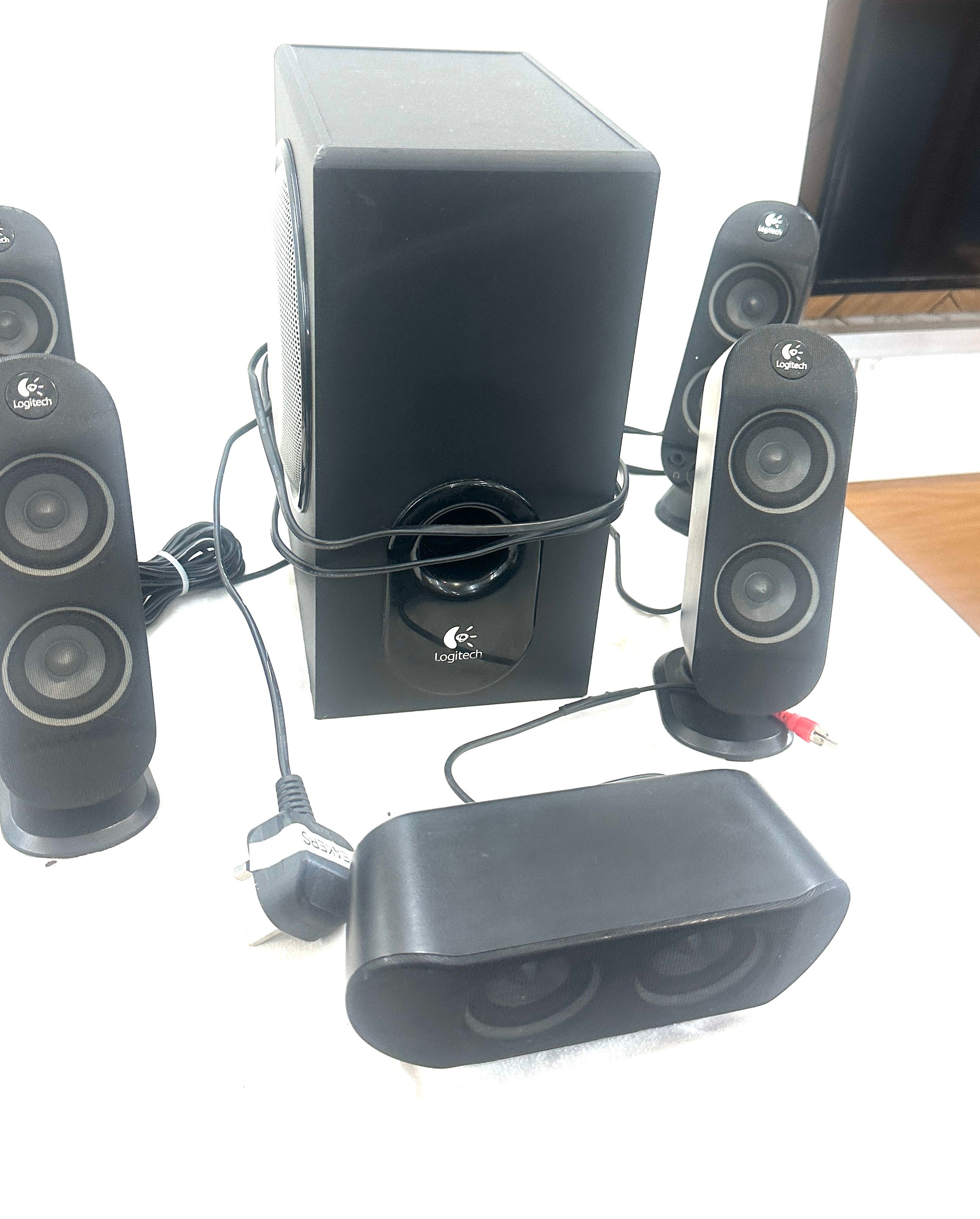 Logitech X-530 Computer Speakers- untested - Bild 2 aus 7