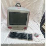 Vintage apple computer inc 1998 825-4442-A with mouse and keyboard -untested