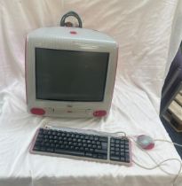 Vintage apple computer inc 1998 825-4442-A with mouse and keyboard -untested