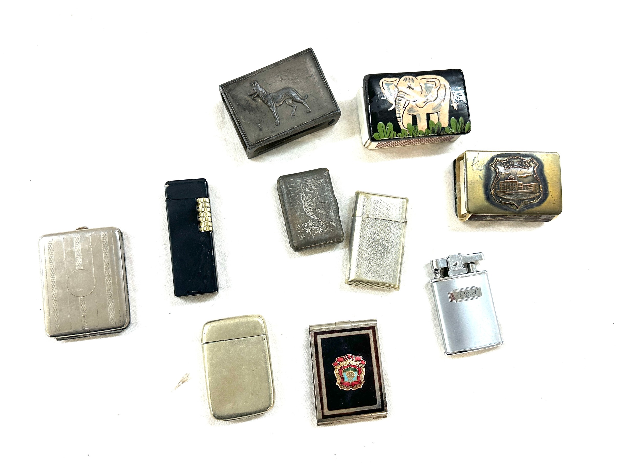 Match cases and lighters