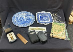 Selection of miscellaneous includes cameras, blue and white etc