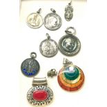 Selection vintage 925 silver pendants