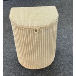 Vintage Lloyd loom washing basket