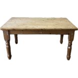 Pine table and 2 chairs, approximate measurements of table Height 30.5 inches,Width 36 inches Length