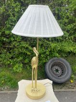 Stalk base lamp, 26 inches tall