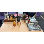 Selection of miscellaneous to include wooden items, EPNS etc