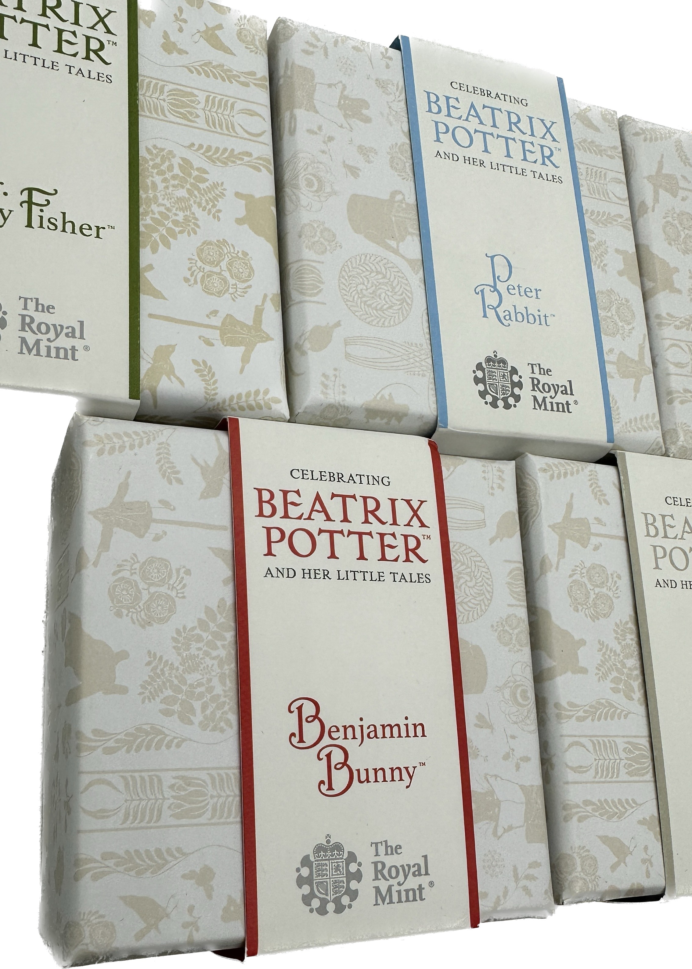 5 Boxed Beatrix potter Royal Mint picture 50ps - Bild 9 aus 10