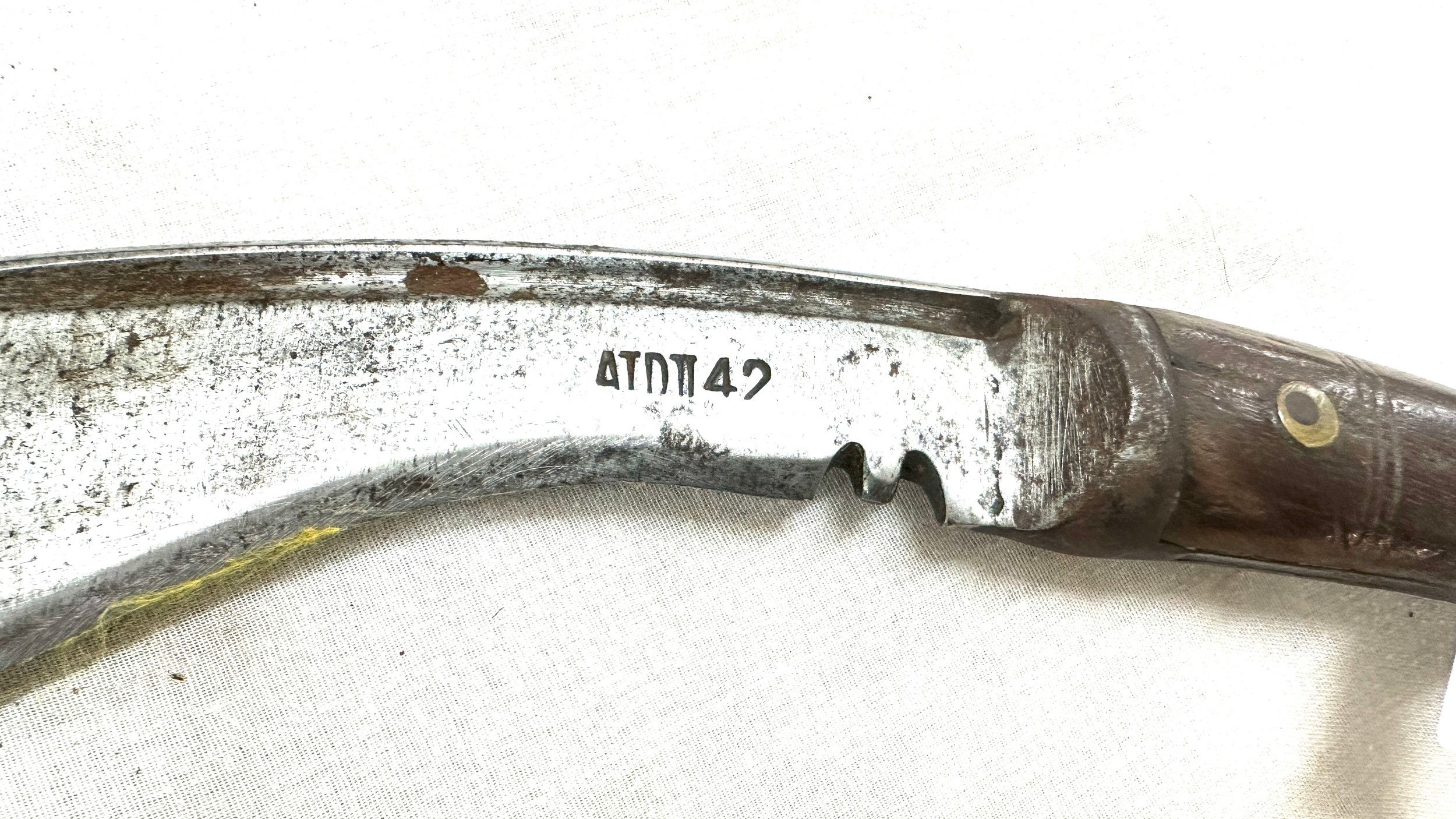 Original british WW2 1942 dated mark II pattern Kukri gurkha knife by A.T.D complete with hard - Image 3 of 4