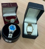 Three boxed watches Rotary, Softech and Royal London