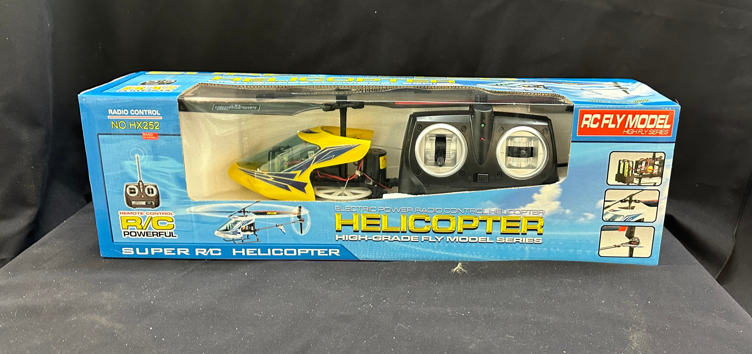 Boxed super speed helicopter no hx252, untested - Image 2 of 3