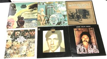 Selection of 6 rock/ jazz 60s/70s lps