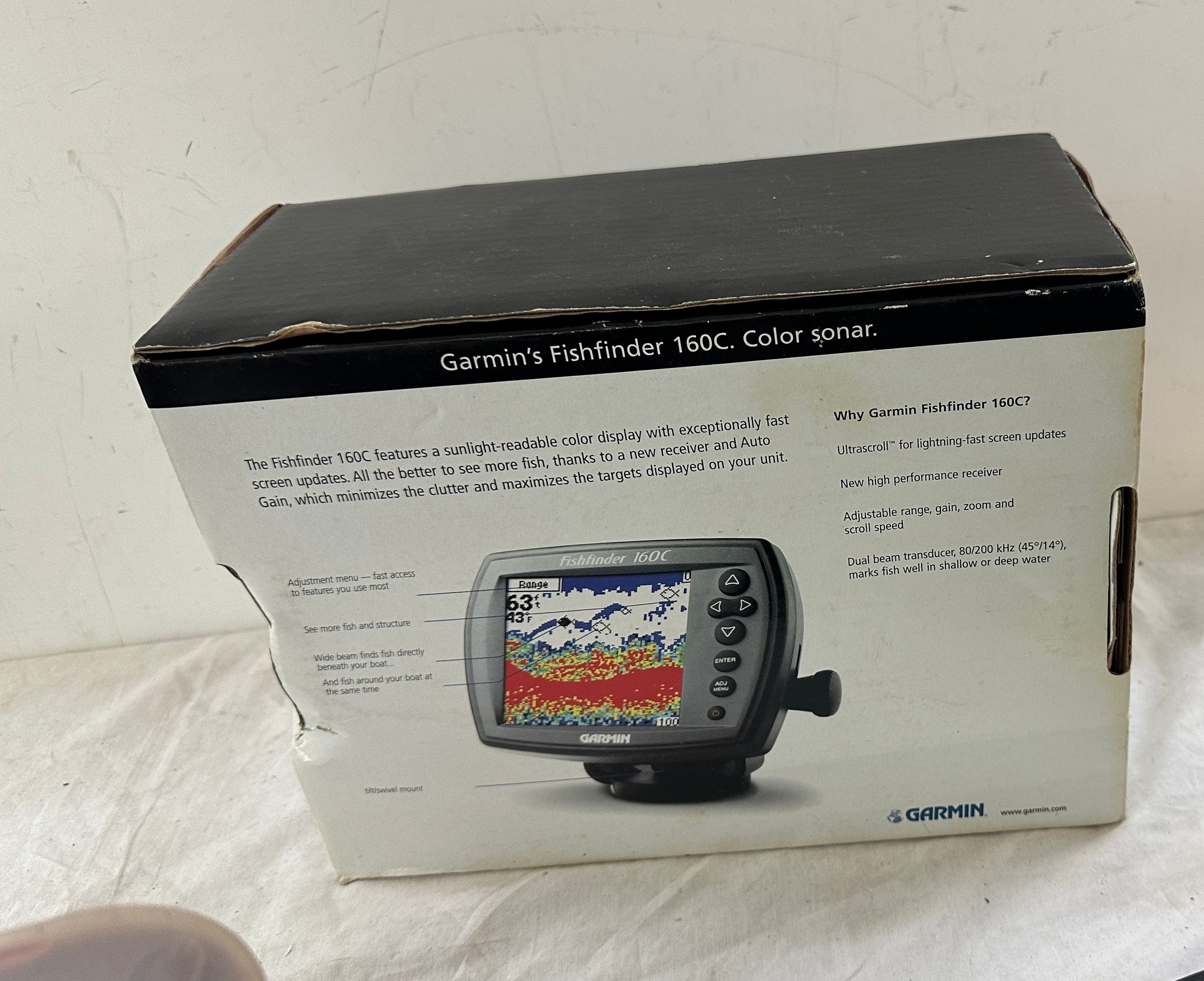 Garmin Fishfinder 160c color sonar and fishing accessories - Image 3 of 7