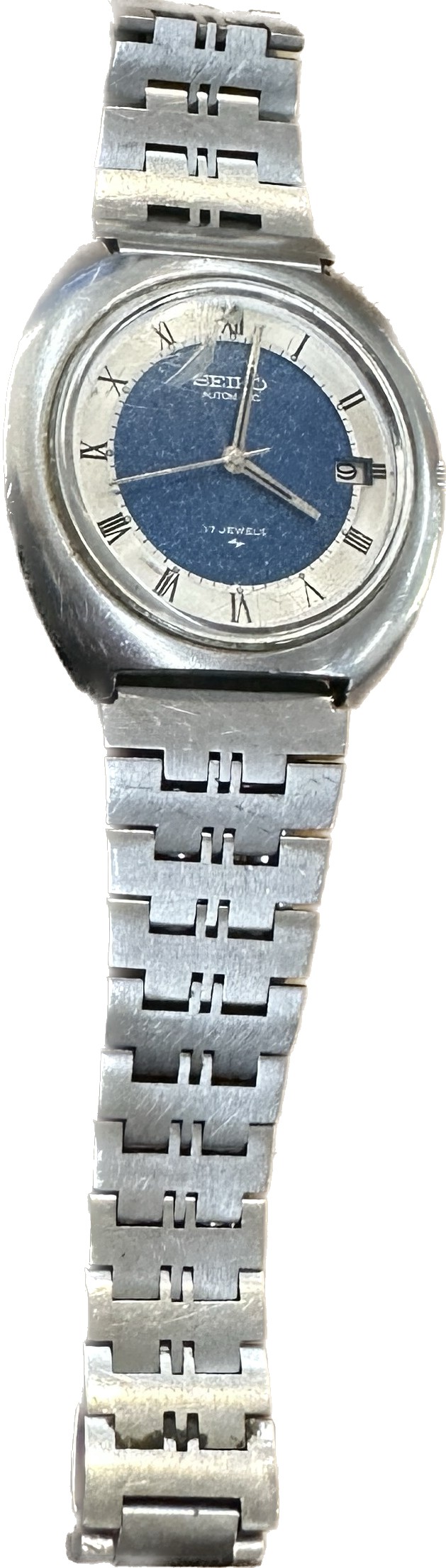 Gents Seiko wrist watch - no warranty given, in need of a new bezel - Image 5 of 5