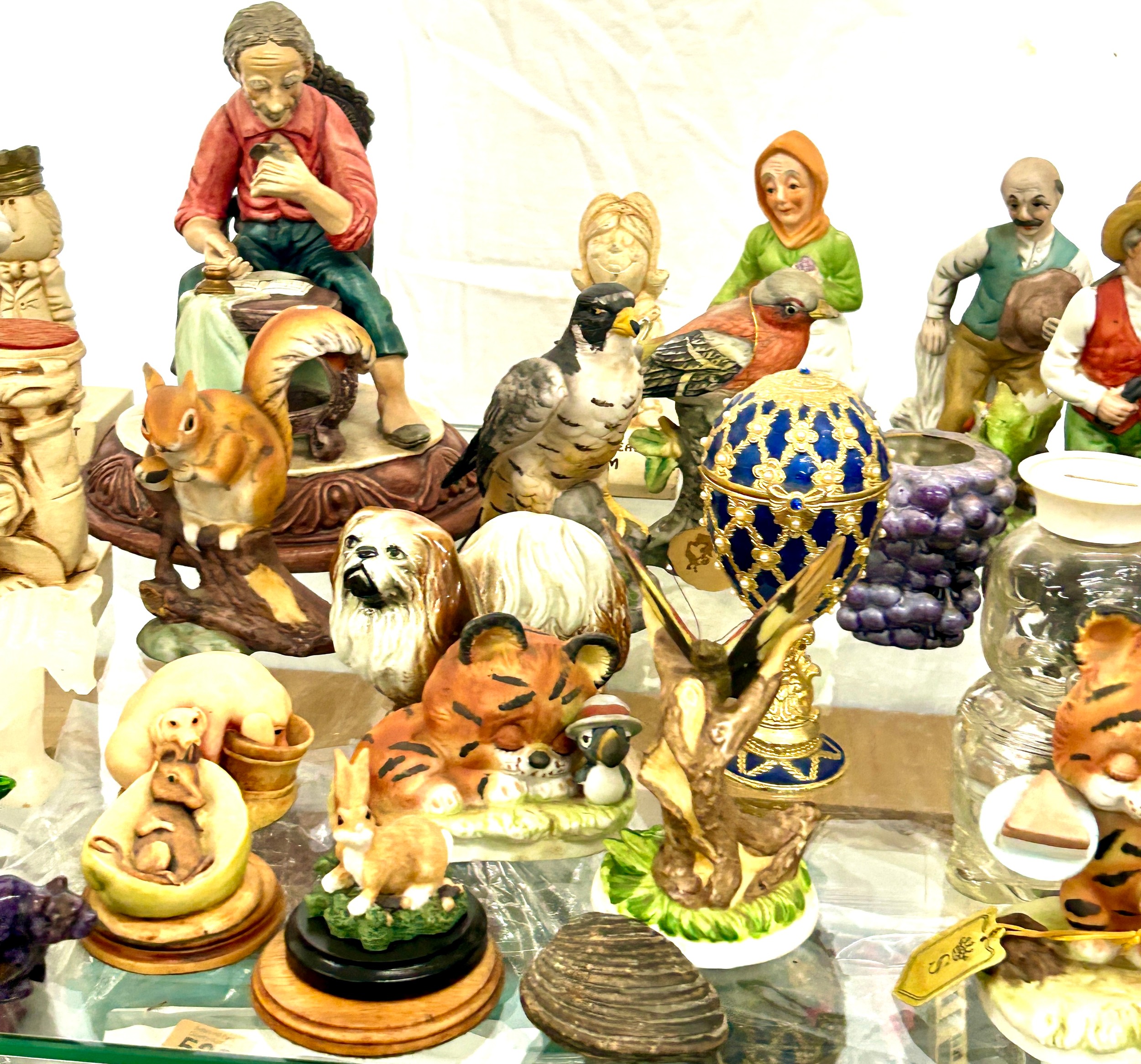 Large selection of collectables ornaments to include a Beswick horse, miniature Doulton lady, - Image 5 of 13