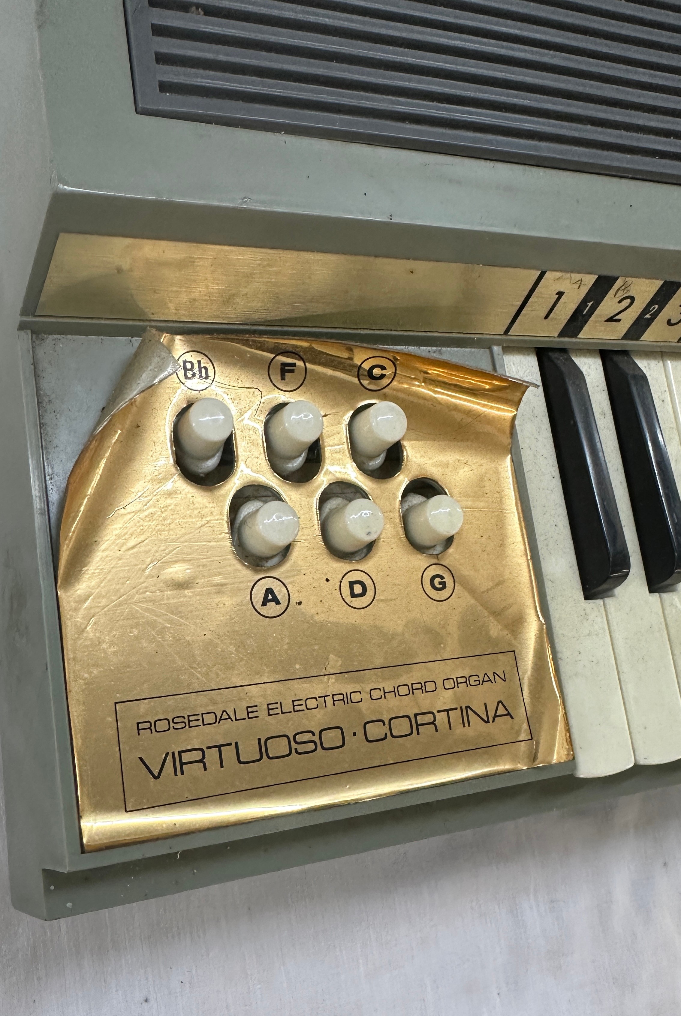 Rosedale electric chord organ - Virtuoso.Cortina - Bild 2 aus 3