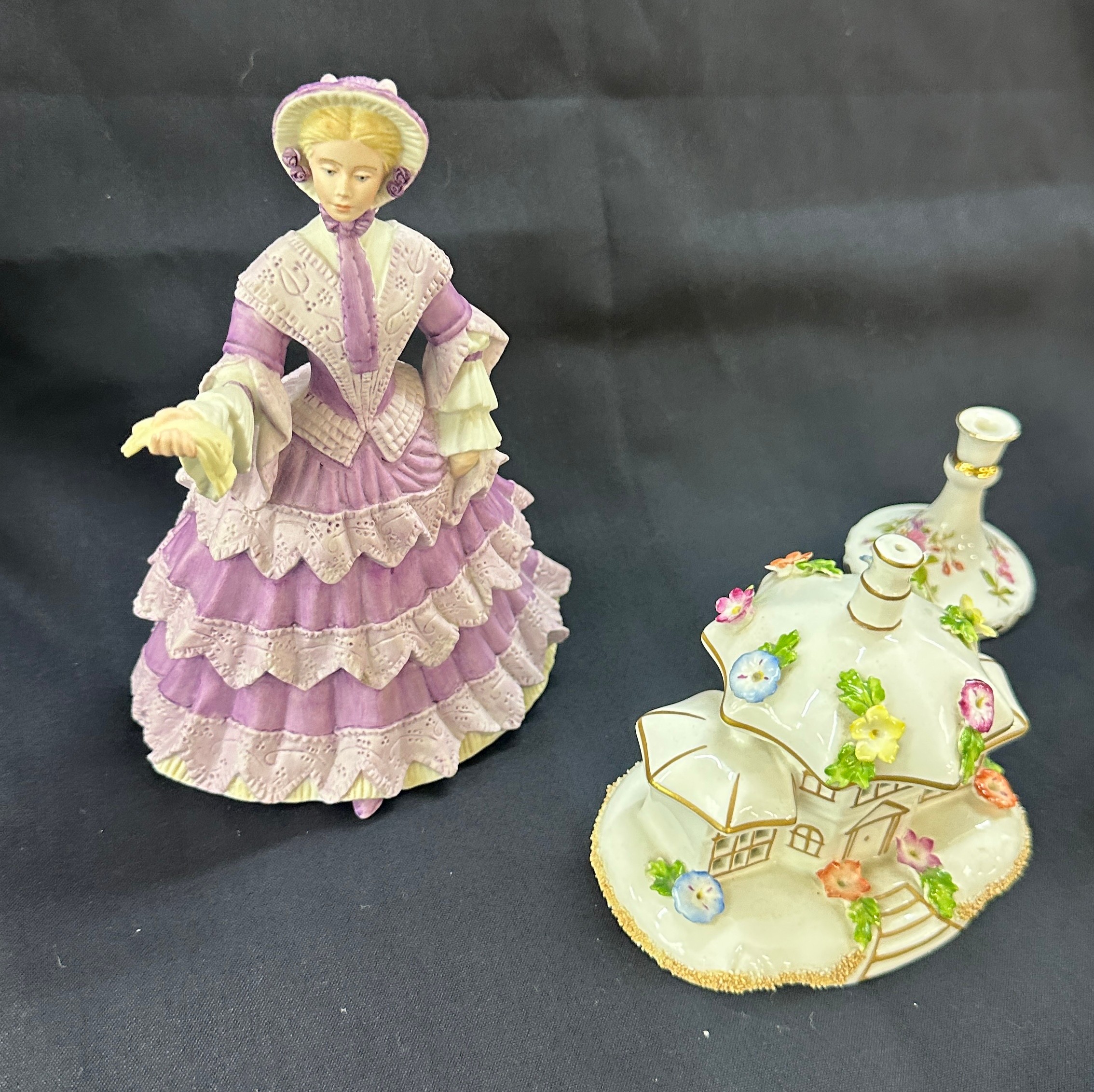 Selection of Hammersley miniature china pieces to include cup, saucer etc, Parasol house by - Bild 2 aus 5