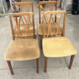 Set of four G plan chairs