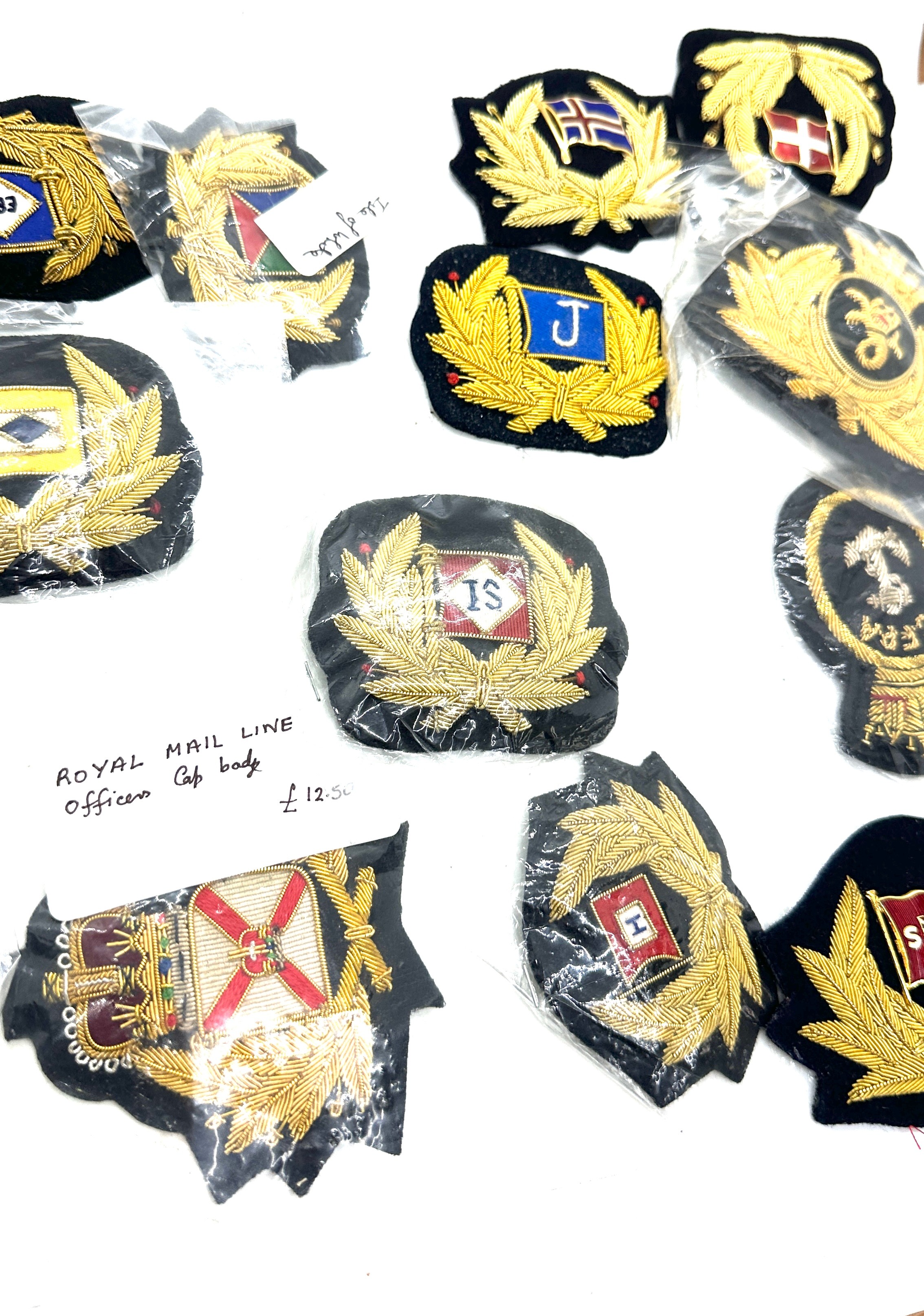 Lot of 15 merchant Navy officers cap badges - Image 3 of 4