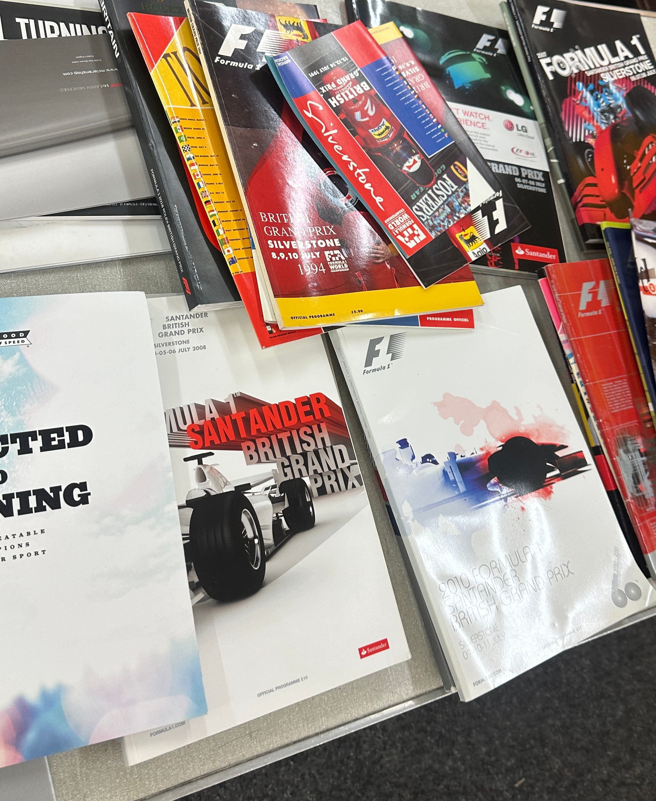 Selection of formula one memorabilia includes programmes, t shirt (un worn), France and Spain - Image 6 of 7