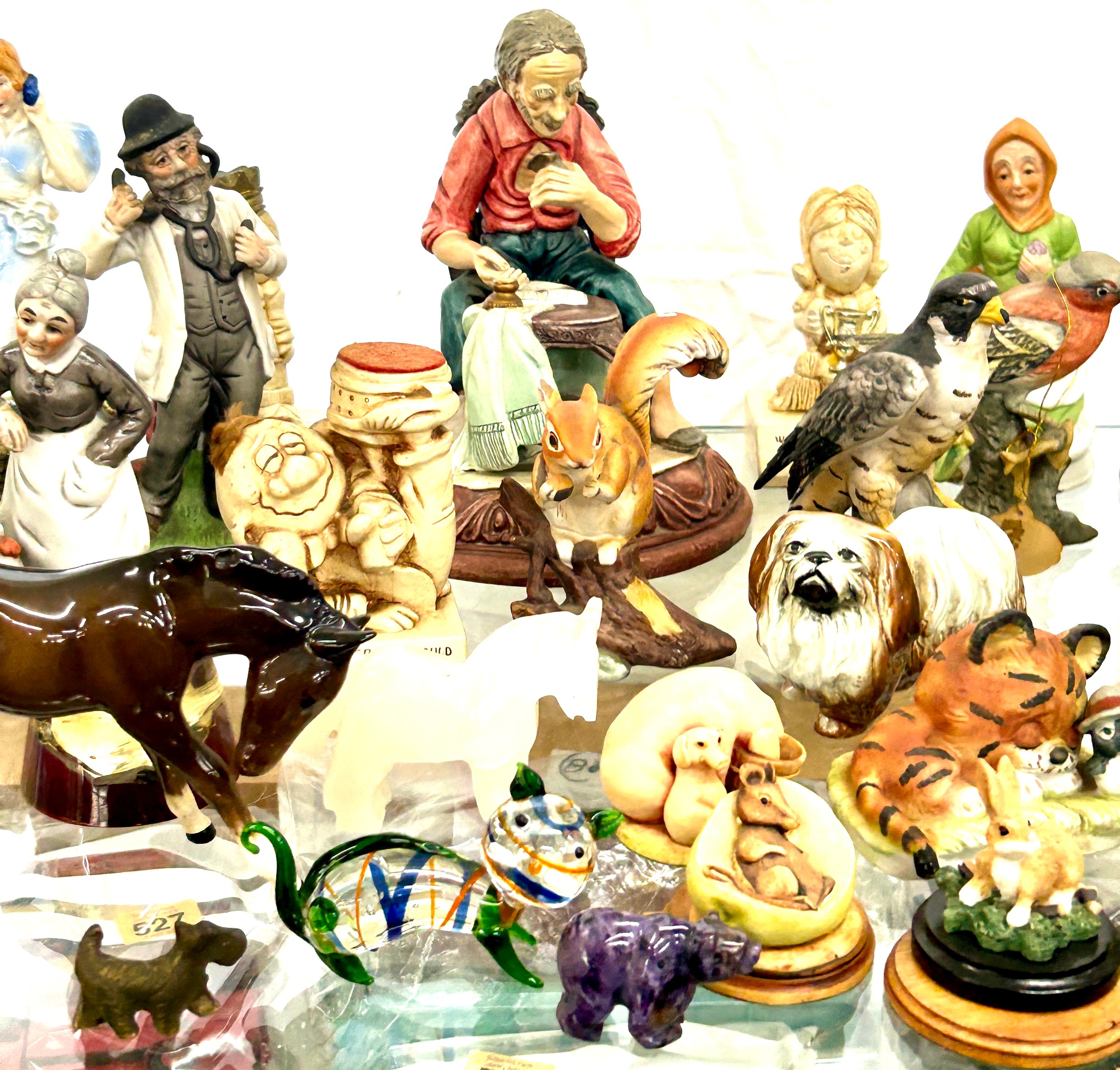 Large selection of collectables ornaments to include a Beswick horse, miniature Doulton lady, - Image 4 of 13