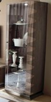 ALF Monaco Right Curio display cabinets, measures approximately Height 76 inches, Width 25.5 inches,