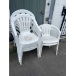 Selection of plastic chairs