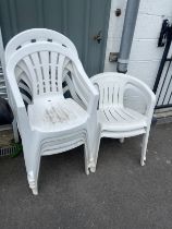 Selection of plastic chairs