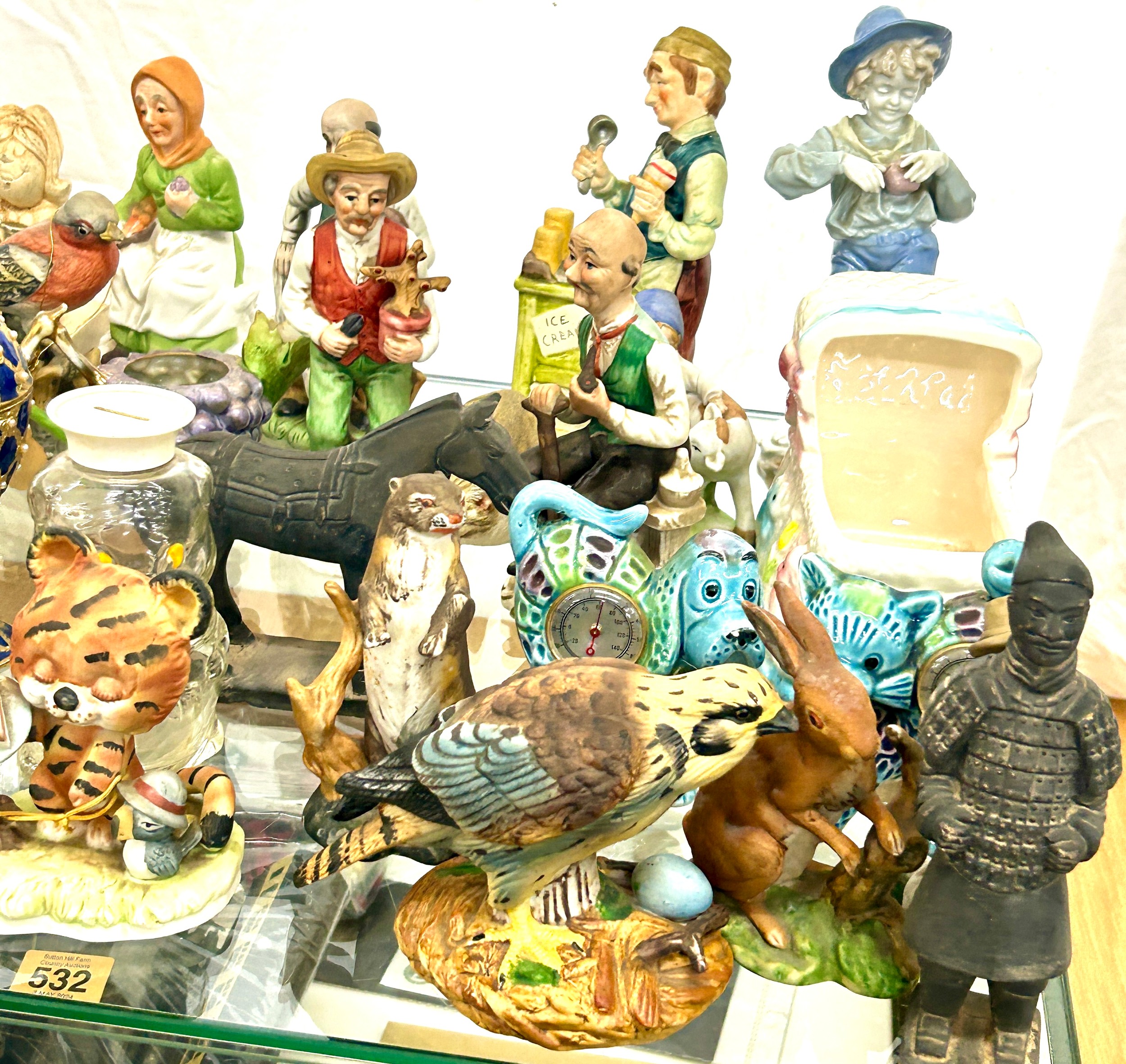 Large selection of collectables ornaments to include a Beswick horse, miniature Doulton lady, - Image 6 of 13