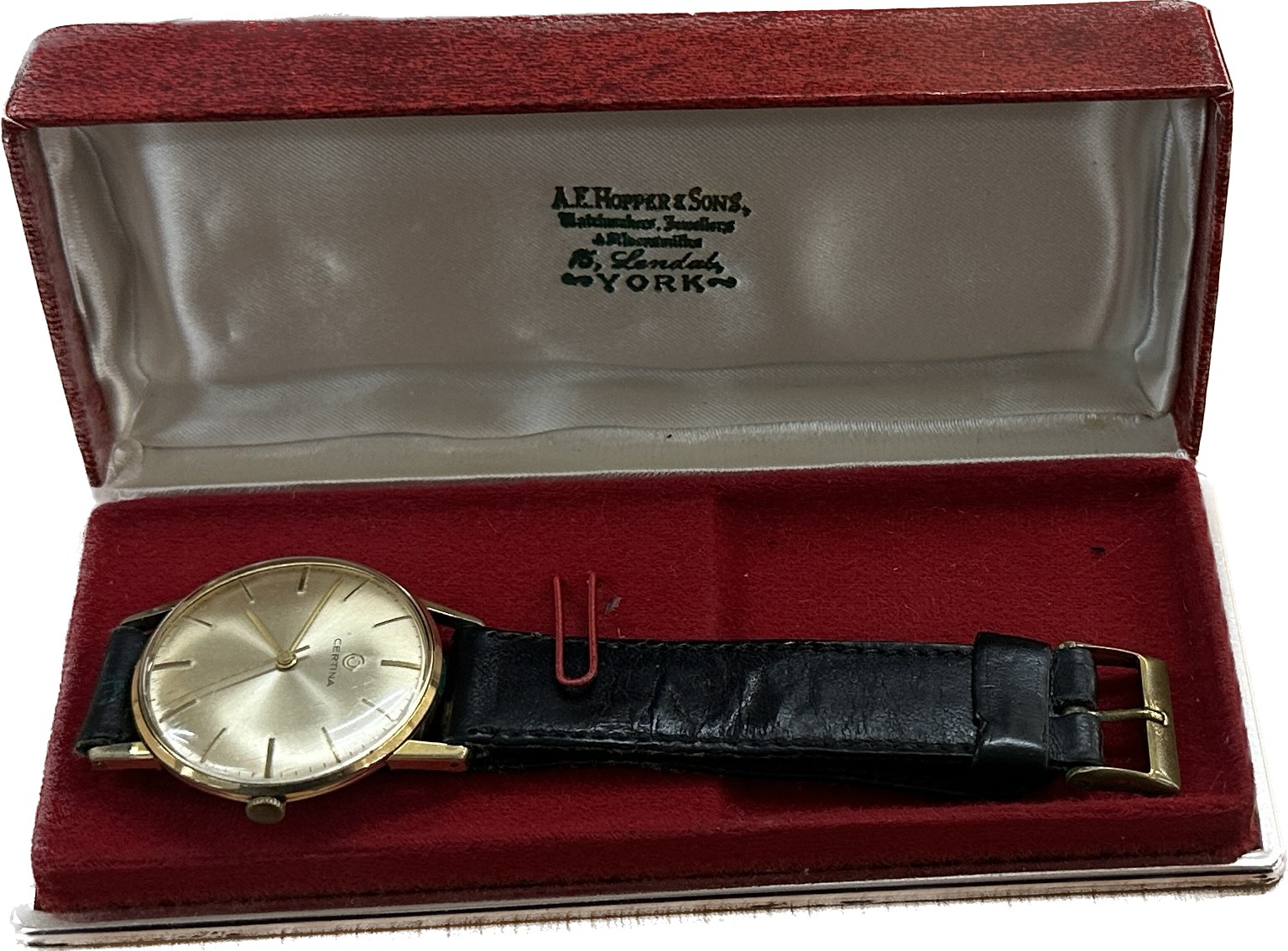 Original boxed Certina watch in working order