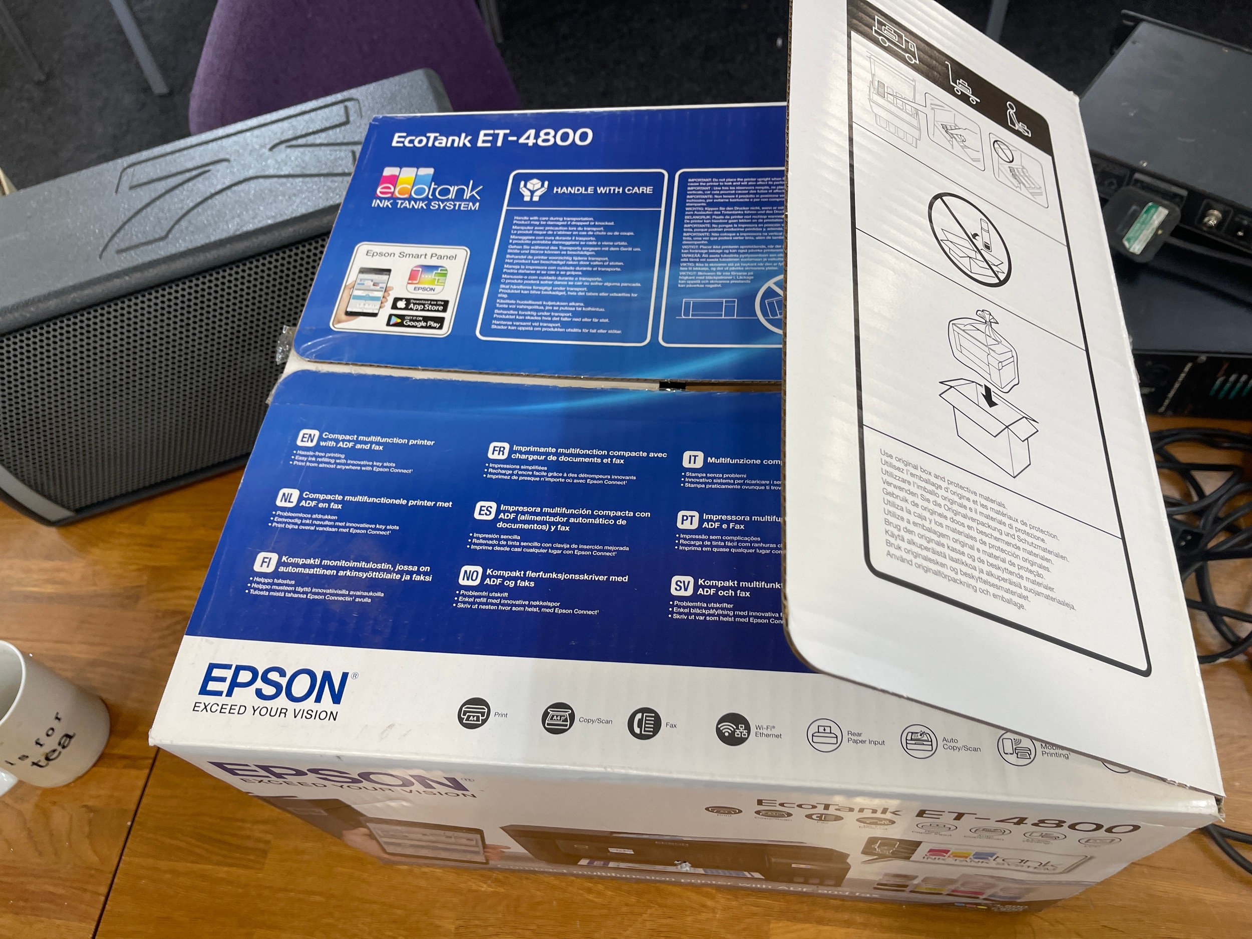 Epson ecotank ET 4800 printer, boxed - Bild 2 aus 3