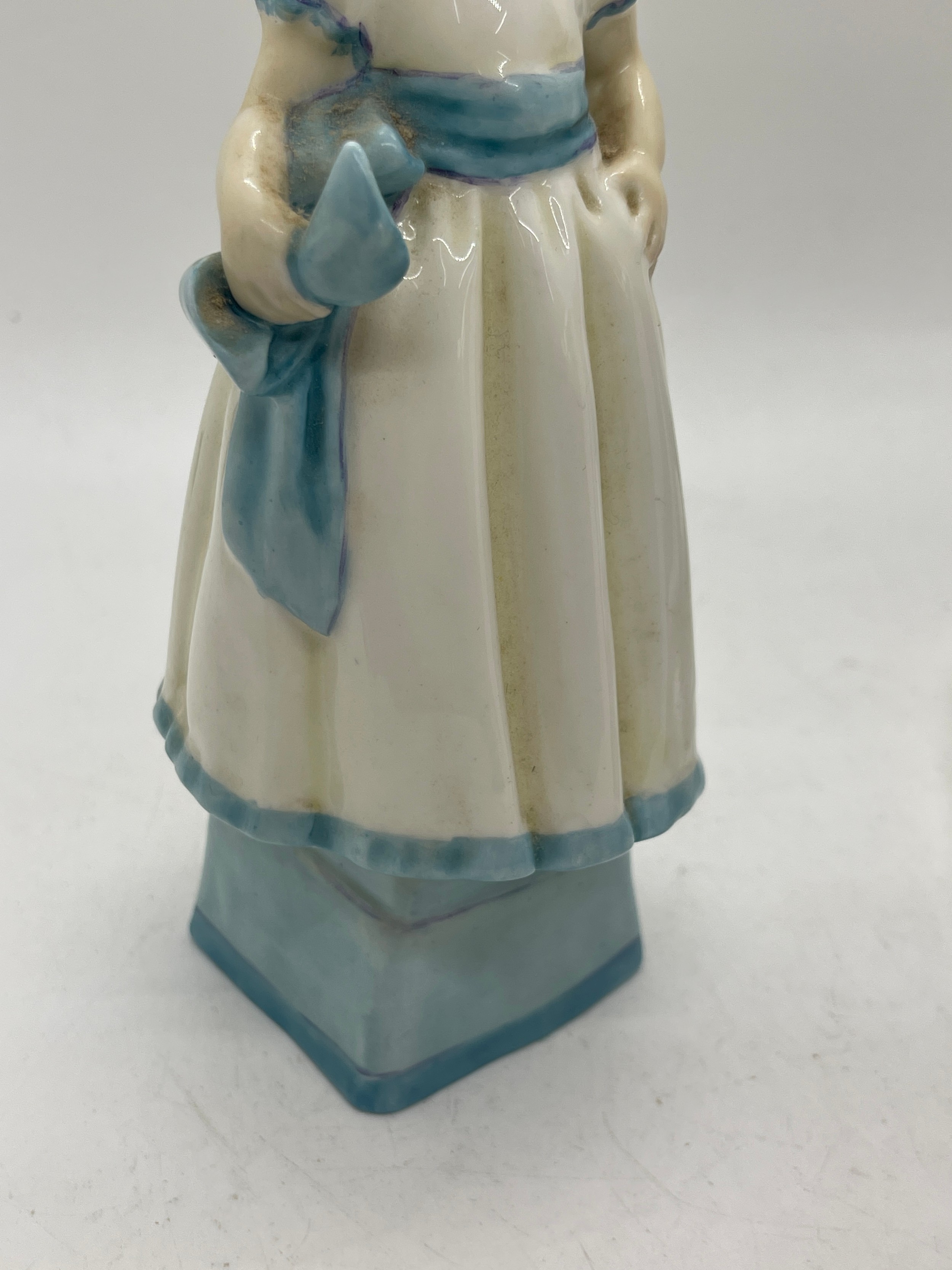 Royal Stratford newspaper bay figure and Royal Worcester Mondays child figure a/f - Image 2 of 7