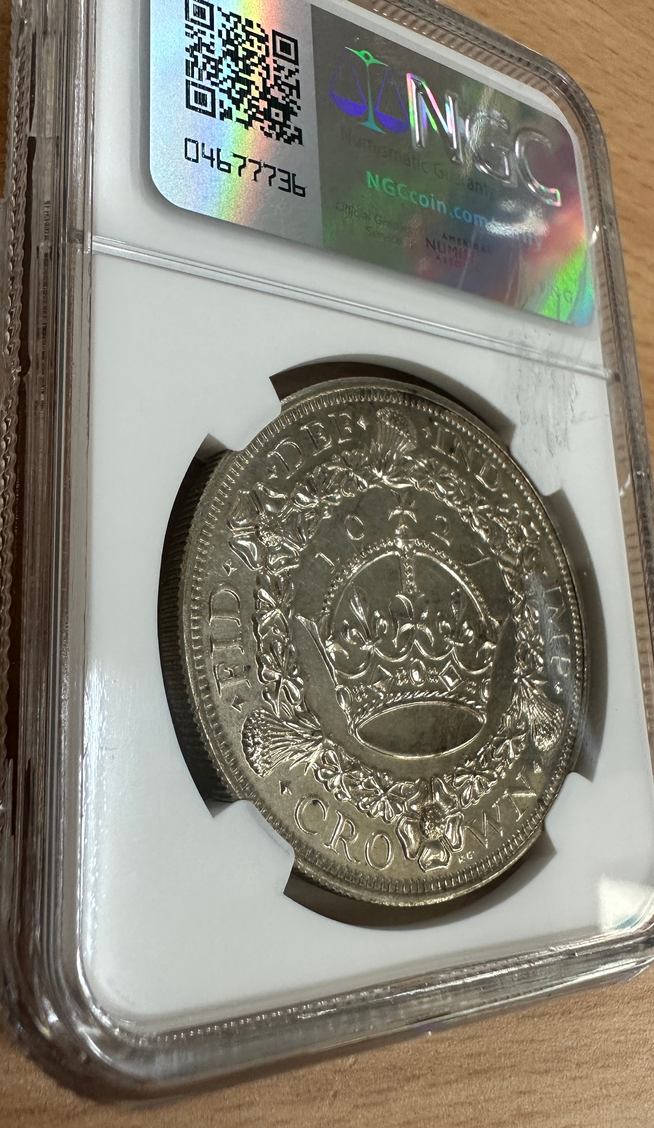 1927 Great Britain Crown in a proof case by NGC - Image 4 of 5
