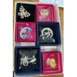 Selection of six Butler and Wilson brooches