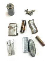 Selection of assorted vintage lighters etc