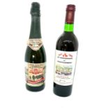 2 Bottles of D-Day 50th Anniversary memorabilia alcohol, Bordeauc and Cuvee speciale