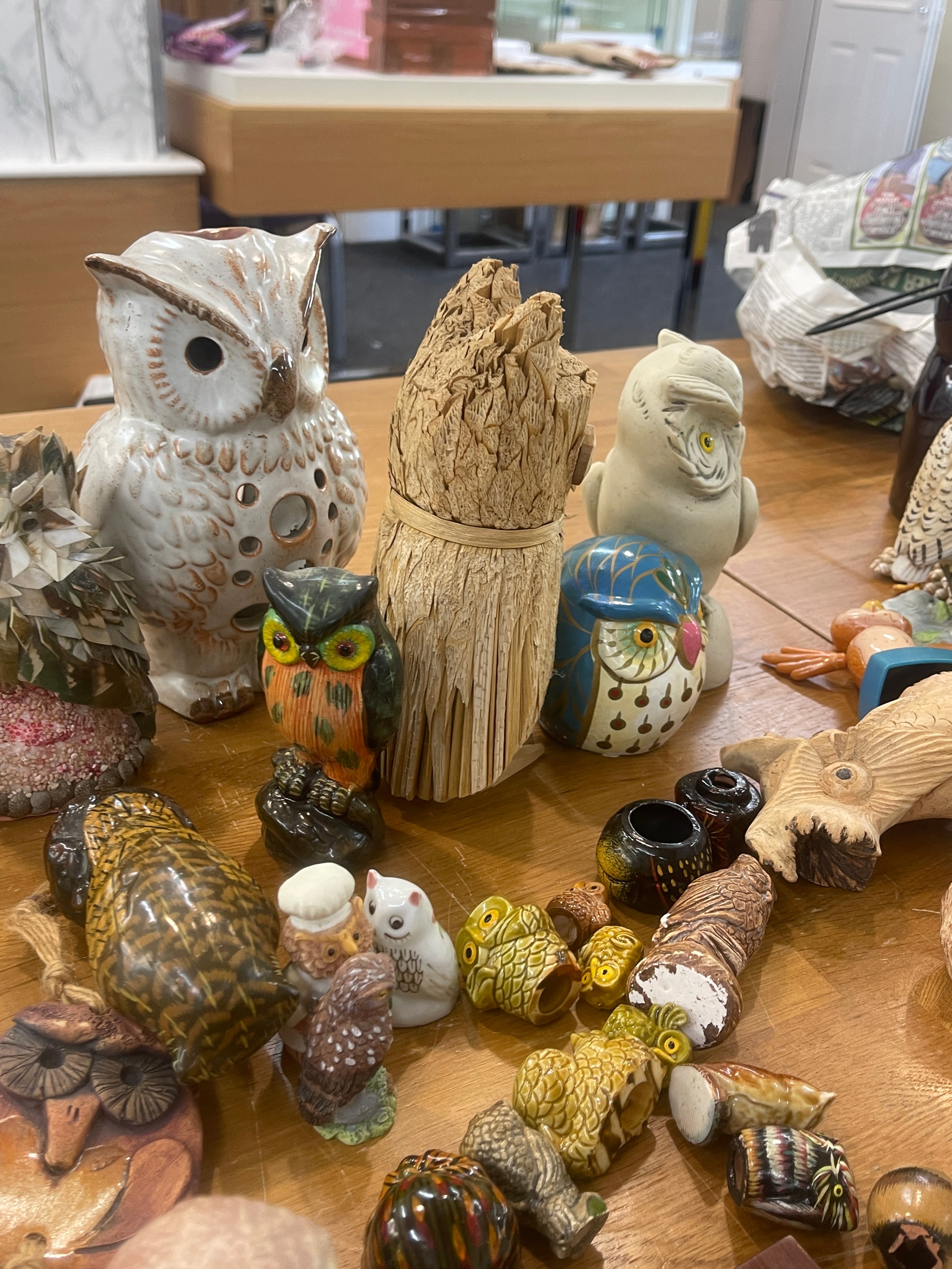 Selection of owl figures - Image 4 of 6